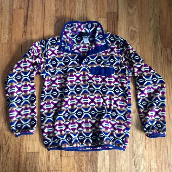 PATAGONIA Patterned Synchilla Pullover - Picture 1 of 5
